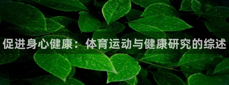 尊龙官网下载平台APP：促进身心健康：体育运动与健康研究的综